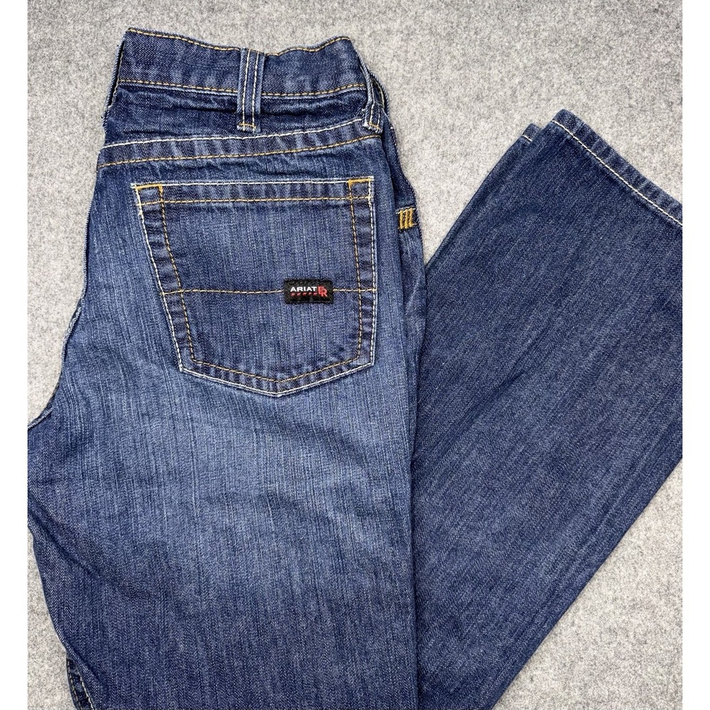 Ariat FR M4 Relaxed Boot Jeans Mens 34x34 Pant CAT Flame Resistant Workwear USA
